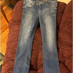3/$30 Blue asphalt jeans straight Leg